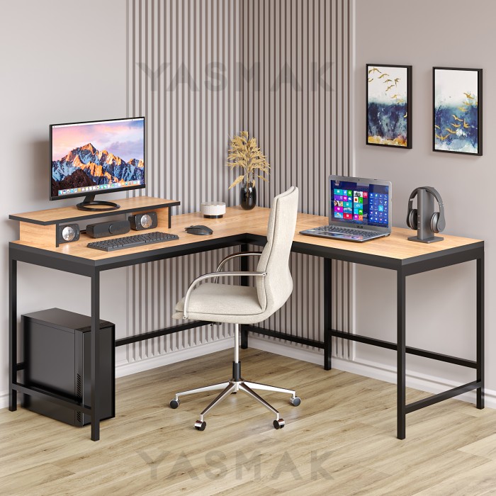 2022 Yeni Nesil L Tipi Bilgisayar ve Çalışma Masası 270-E