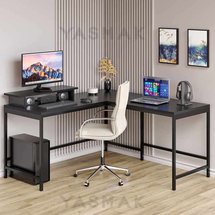 2022 Yeni Nesil L Tipi Bilgisayar ve Çalışma Masası 270-S