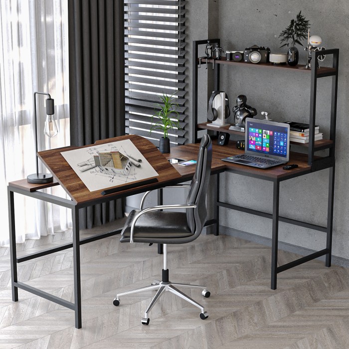 L masa ,Raflı L Şekilli Ofis Masası 620-C L masa ,Raflı L Şekilli Ofis Masası 620-C